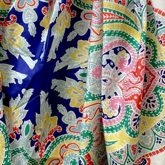 Pottery Barn Penelope Wall Hanging PBTeen Dorm Decor Cotton 80" Square Paisley - Picture 4 of 8